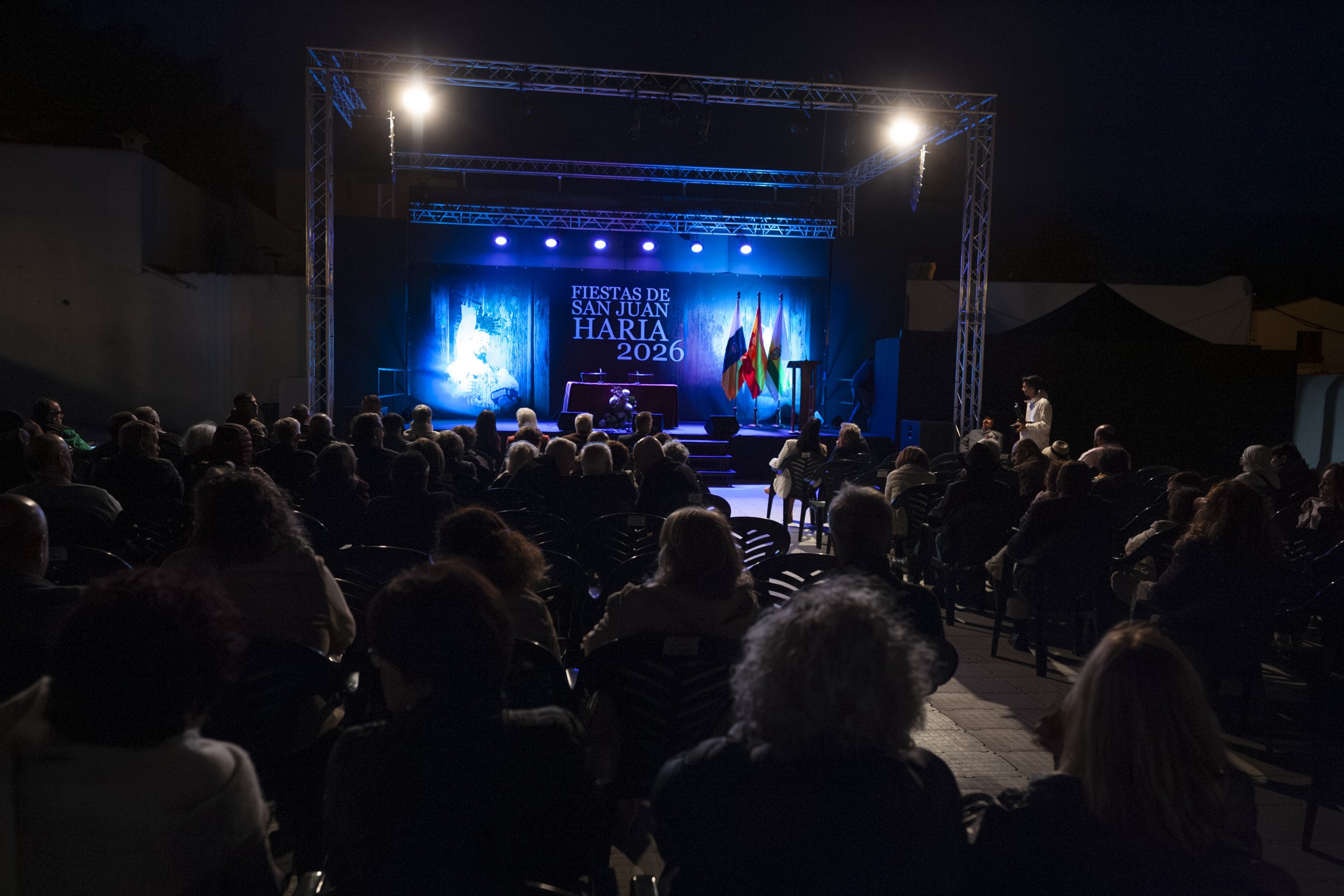Pregón de las Fiestas de San Juan de Haría. Fotos: Juan Mateos.