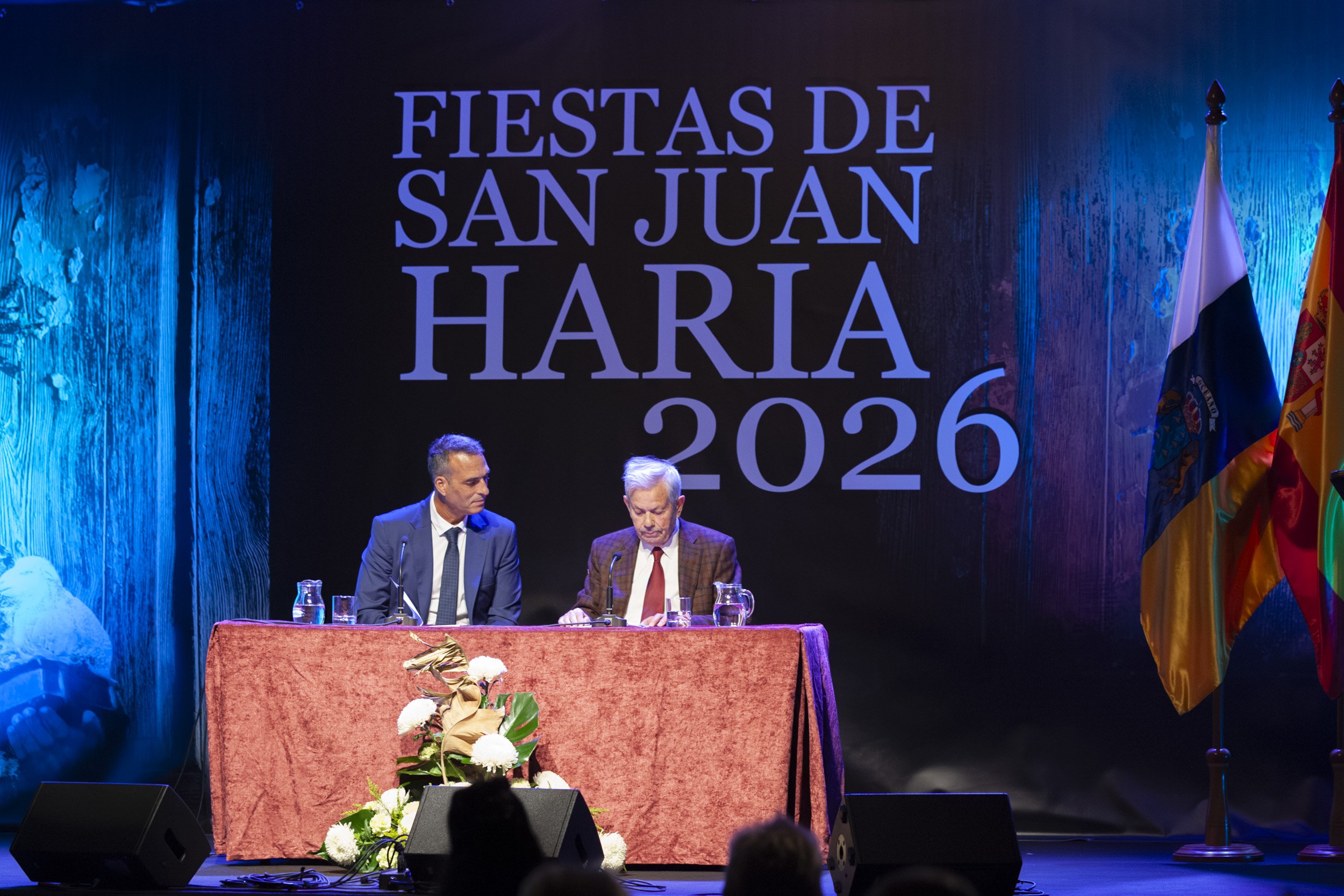 Pregón de las Fiestas de San Juan de Haría. Fotos: Juan Mateos.