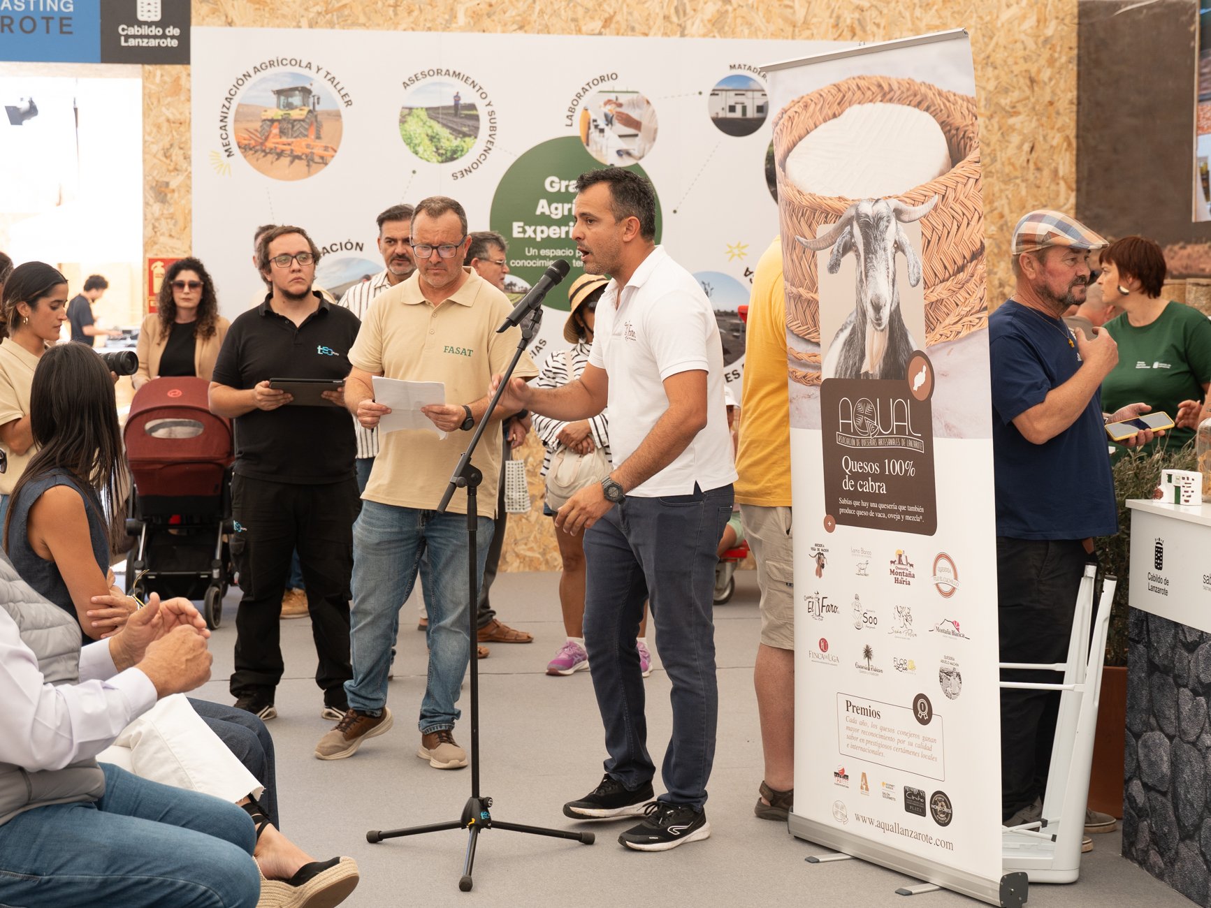 Premios de mejores quesos en la Feria de Agricultura de Teguise