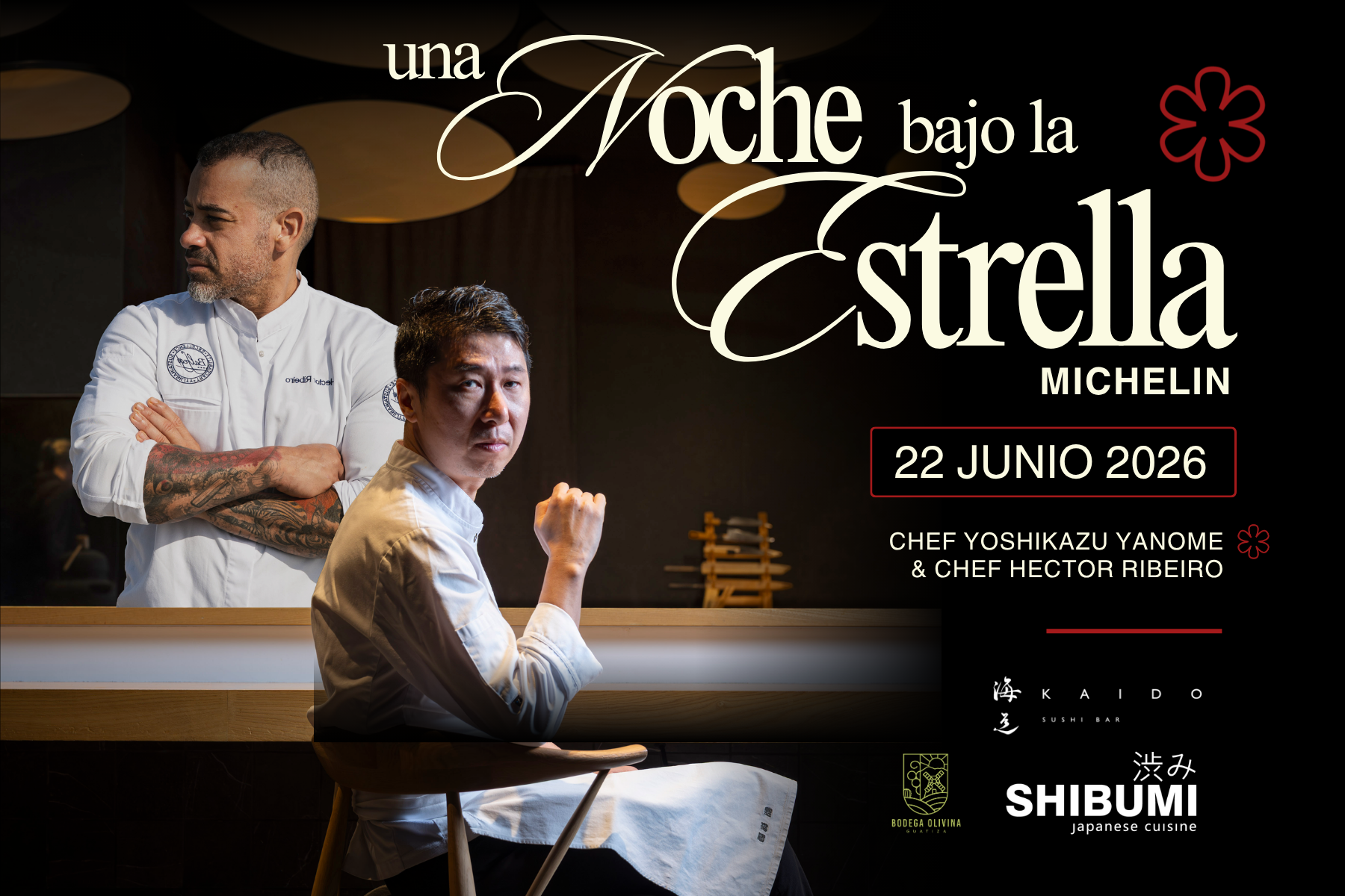 Cena a cuatro manos en Shibumi
