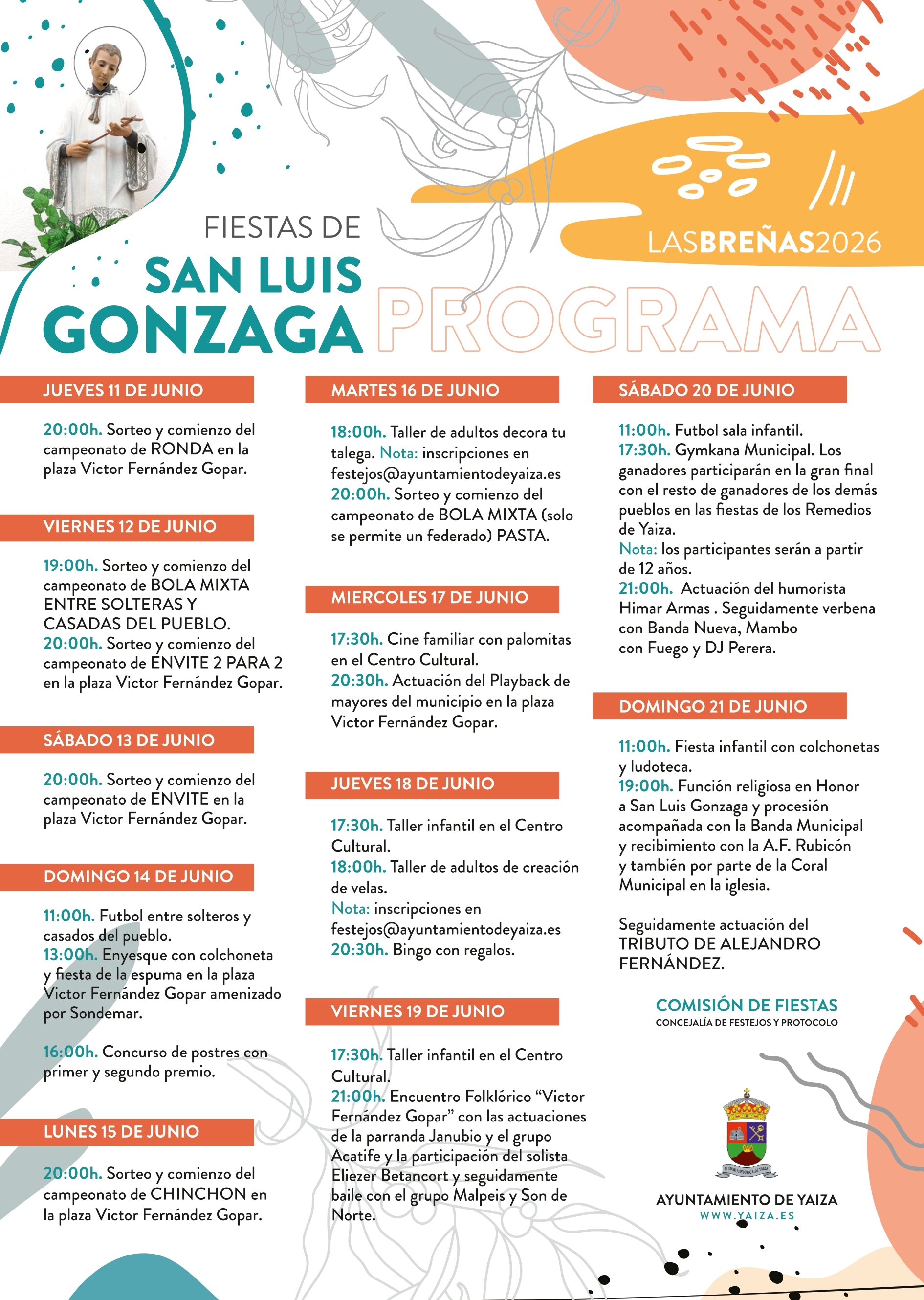 Programa Fiestas Las Breñas Programa Fiestas Las Breñas