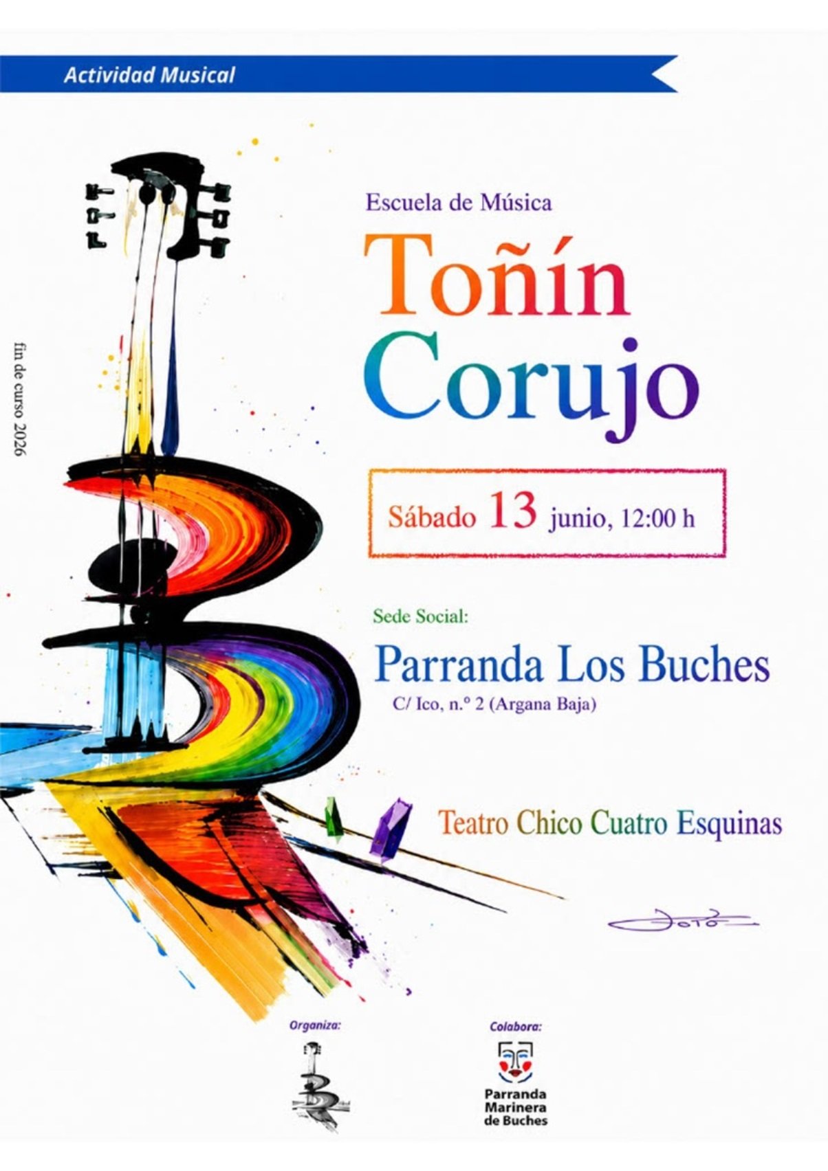Actividad Musical Escuela Toñín Corujo