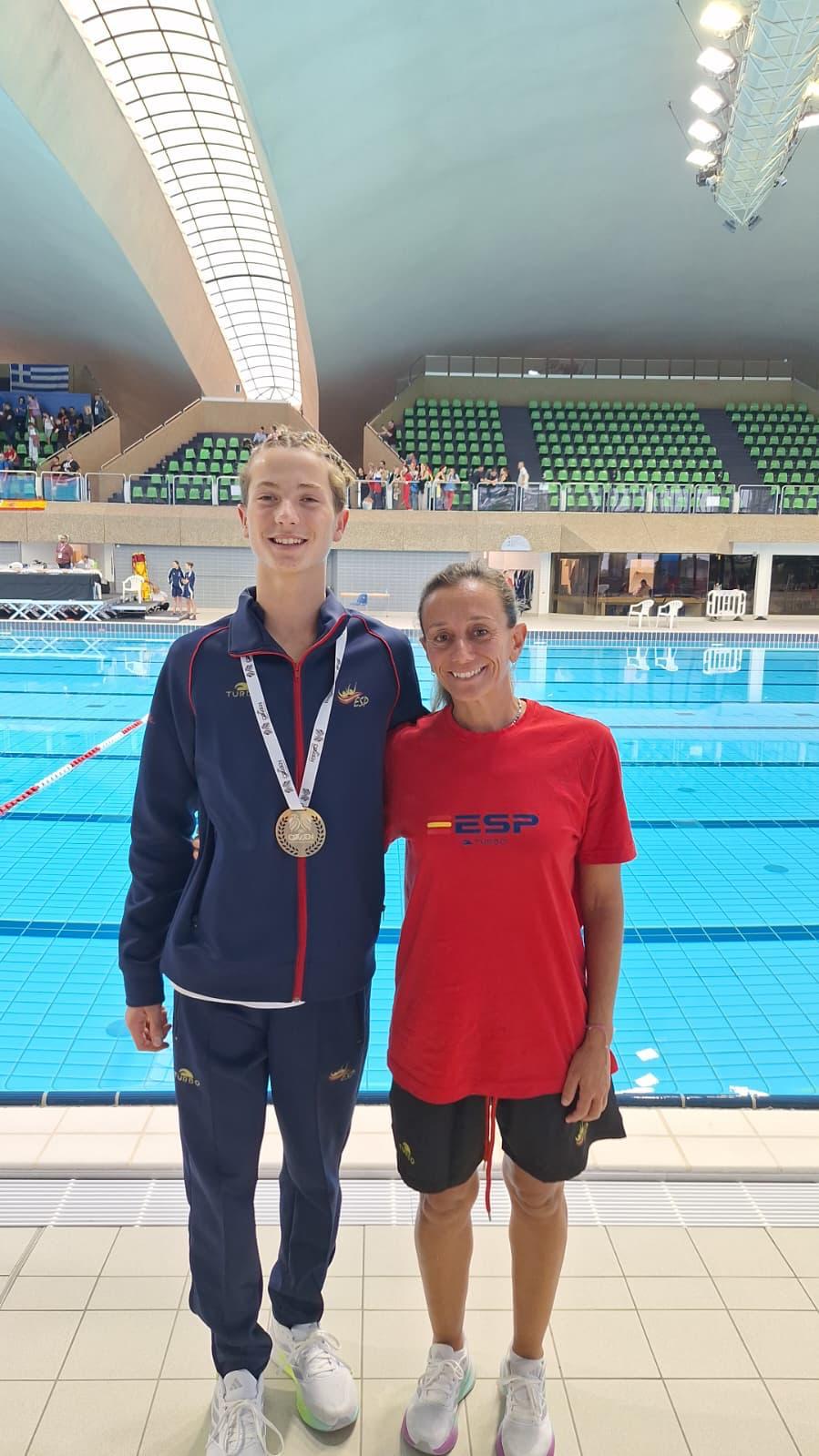 Miguel Martínez brilla en el Campeonato de Europa de Natación Artística Miguel Martínez brilla en el Campeonato de Europa de Natación Artística