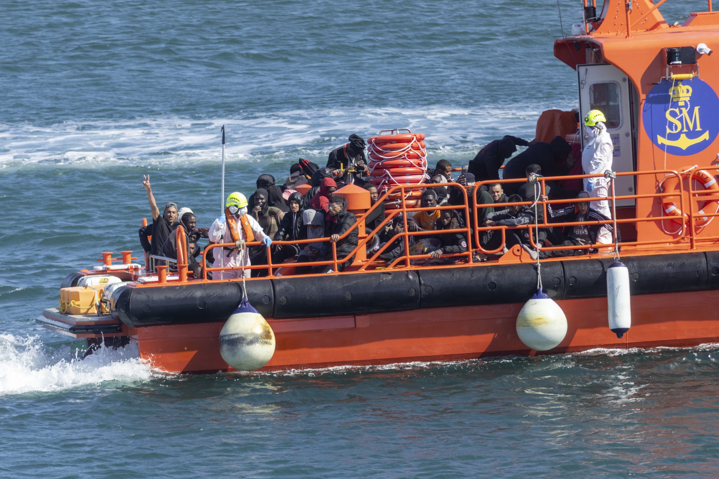 Llegada de migrantes a Arrecife, 14 de junio 2026 (Fostos: Juan Mateos) Llegada de migrantes a Arrecife, 14 de junio 2026 (Fostos: Juan Mateos)