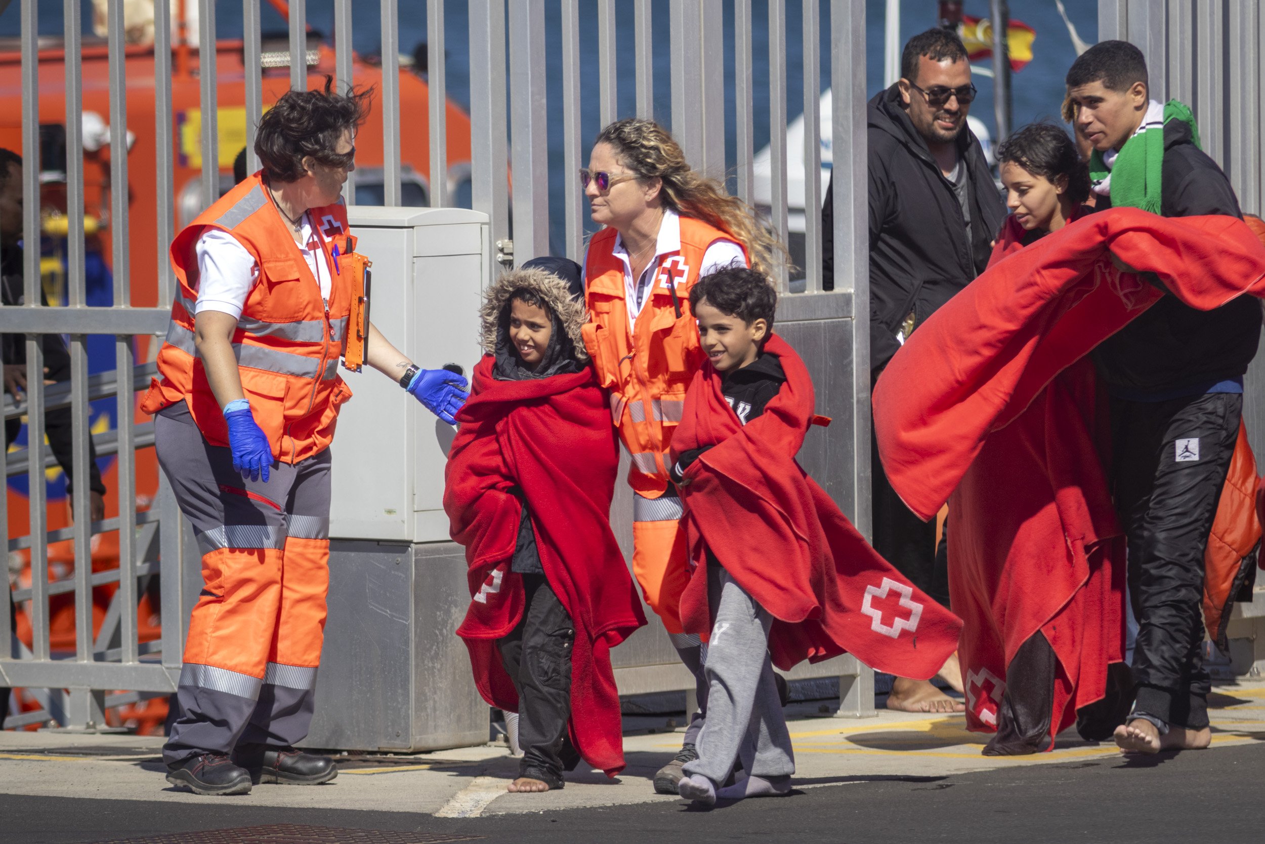 Llegada de migrantes a Arrecife, 14 de junio 2026 (Fostos: Juan Mateos) Llegada de migrantes a Arrecife, 14 de junio 2026 (Fostos: Juan Mateos)