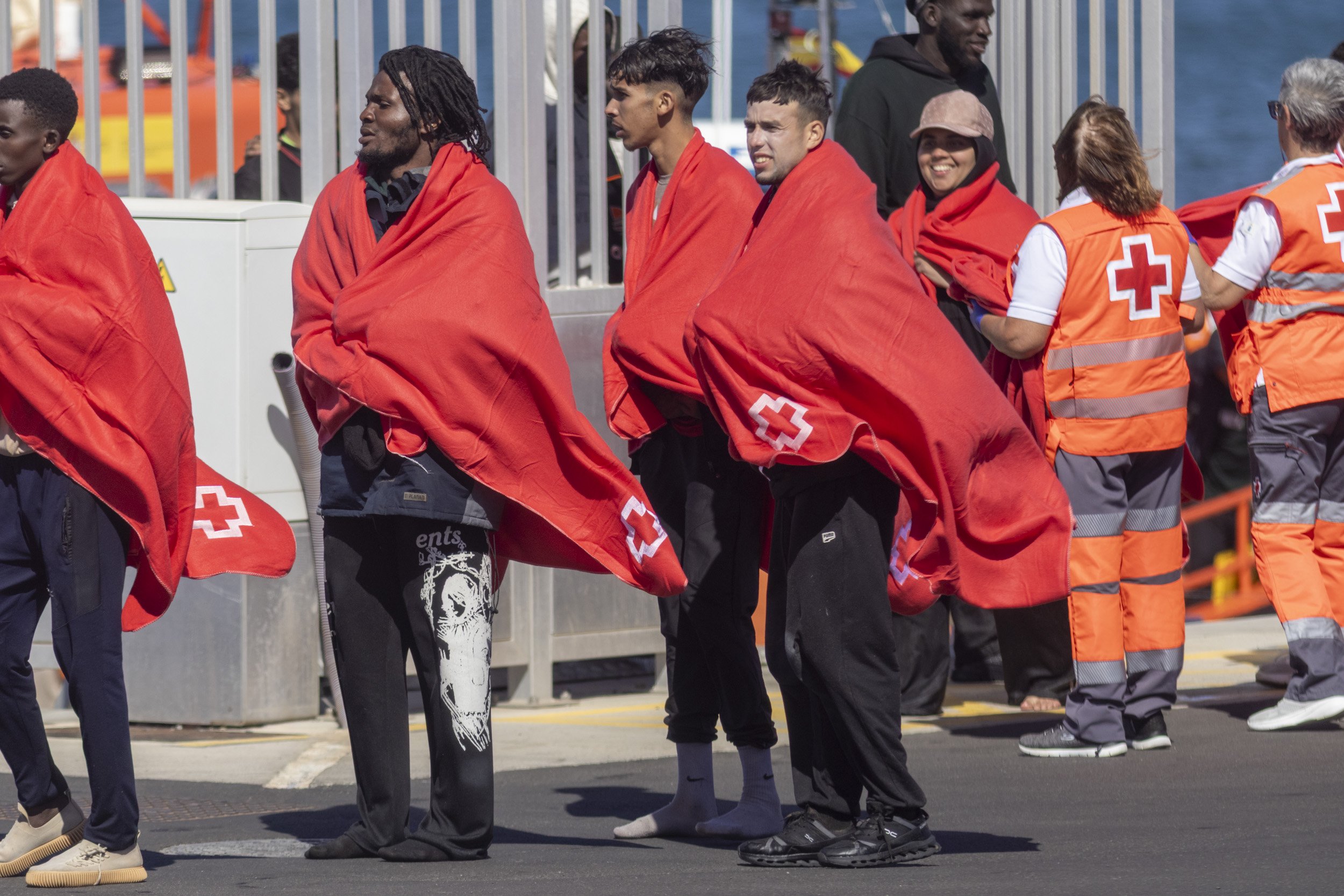 Llegada de migrantes a Arrecife, 14 de junio 2026 (Fostos: Juan Mateos) Llegada de migrantes a Arrecife, 14 de junio 2026 (Fostos: Juan Mateos)