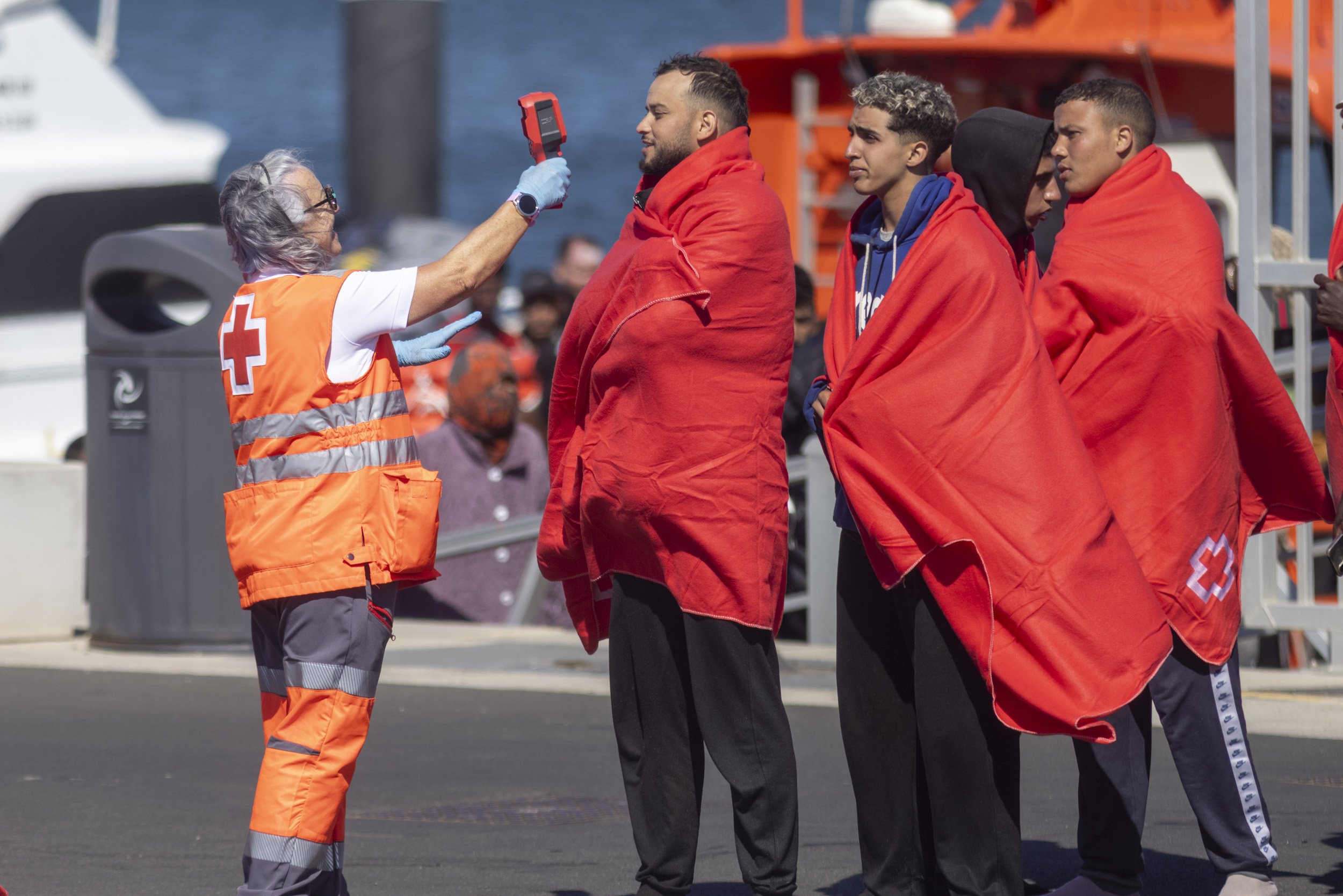 Llegada de migrantes a Arrecife, 14 de junio 2026 (Fostos: Juan Mateos) Llegada de migrantes a Arrecife, 14 de junio 2026 (Fostos: Juan Mateos)