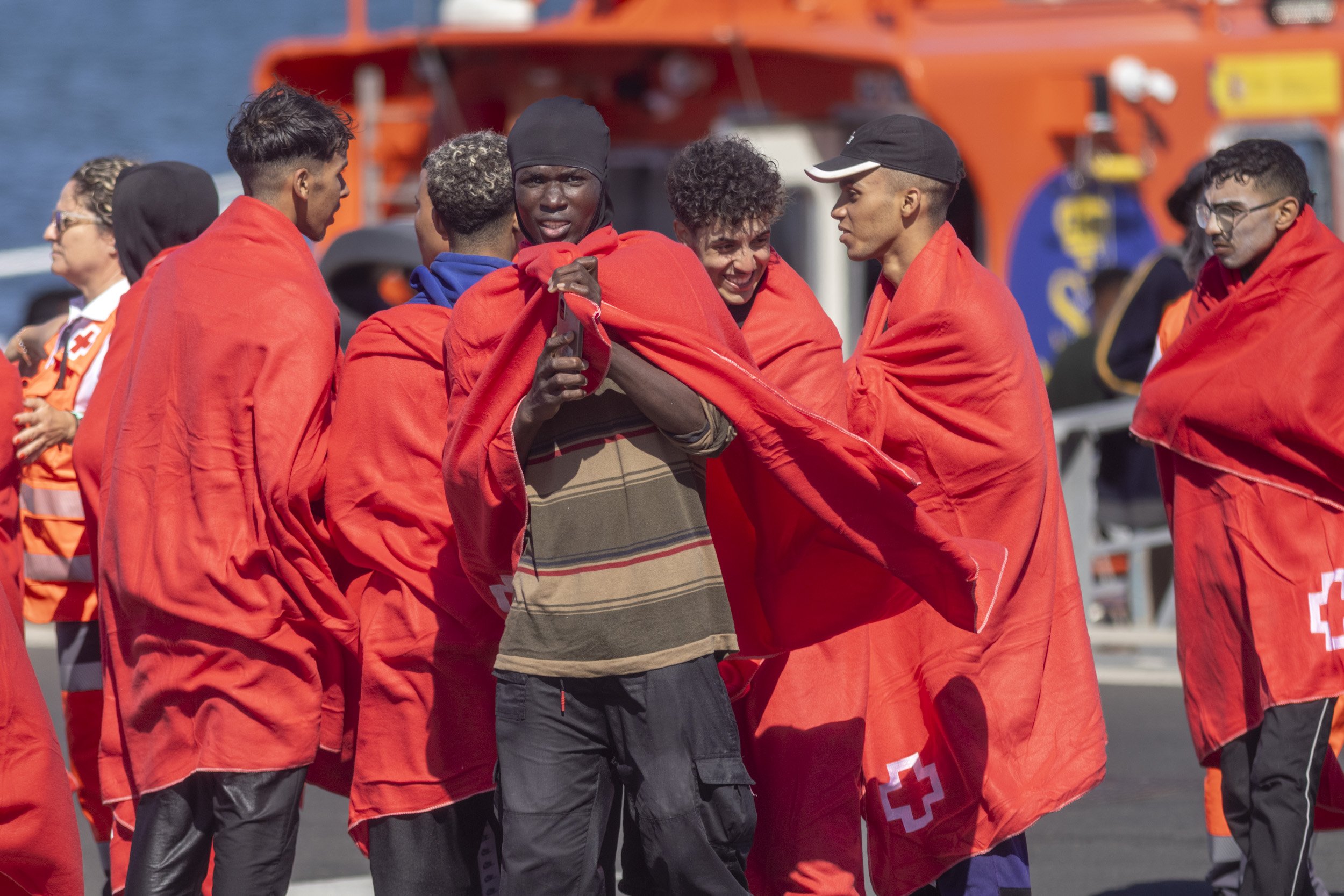 Llegada de migrantes a Arrecife, 14 de junio 2026 (Fostos: Juan Mateos) Llegada de migrantes a Arrecife, 14 de junio 2026 (Fostos: Juan Mateos)