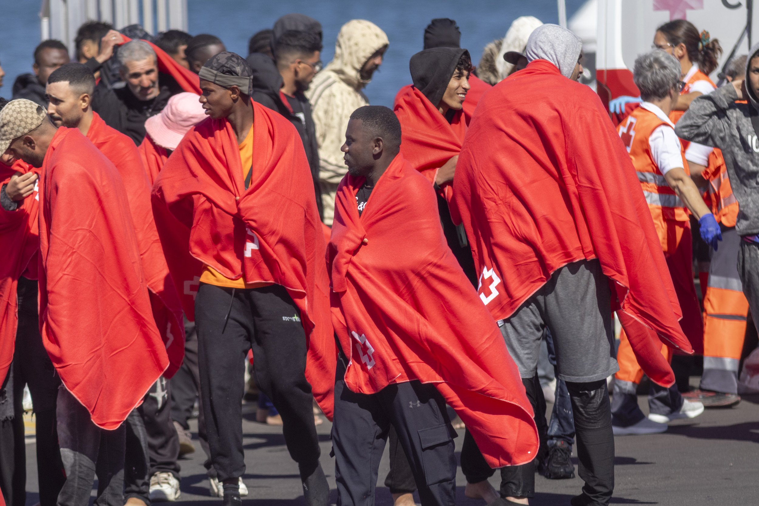 Llegada de migrantes a Arrecife, 14 de junio 2026 (Fostos: Juan Mateos) Llegada de migrantes a Arrecife, 14 de junio 2026 (Fostos: Juan Mateos)