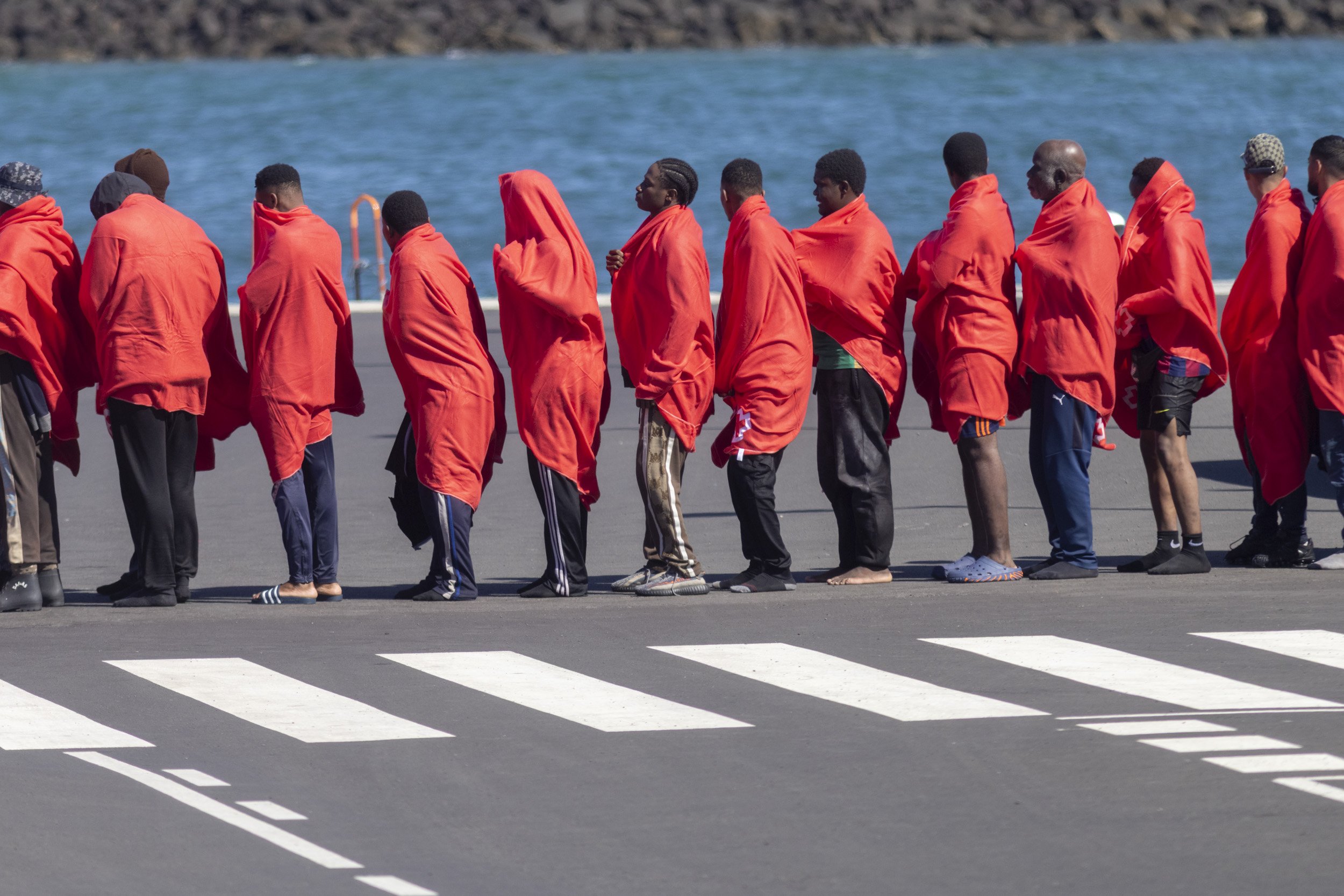 Llegada de migrantes a Arrecife, 14 de junio 2026 (Fostos: Juan Mateos) Llegada de migrantes a Arrecife, 14 de junio 2026 (Fostos: Juan Mateos)