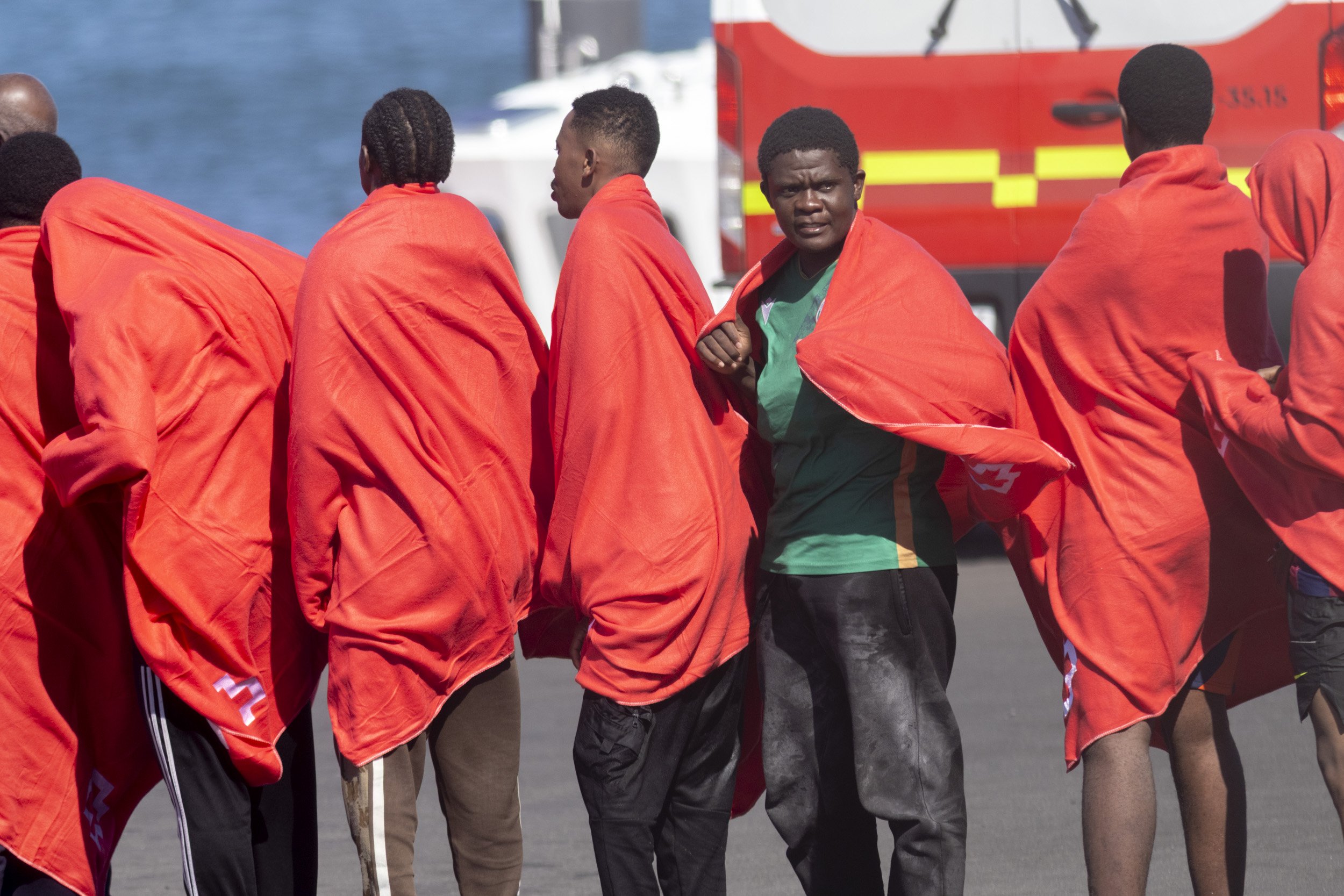 Llegada de migrantes a Arrecife, 14 de junio 2026 (Fostos: Juan Mateos) Llegada de migrantes a Arrecife, 14 de junio 2026 (Fostos: Juan Mateos)