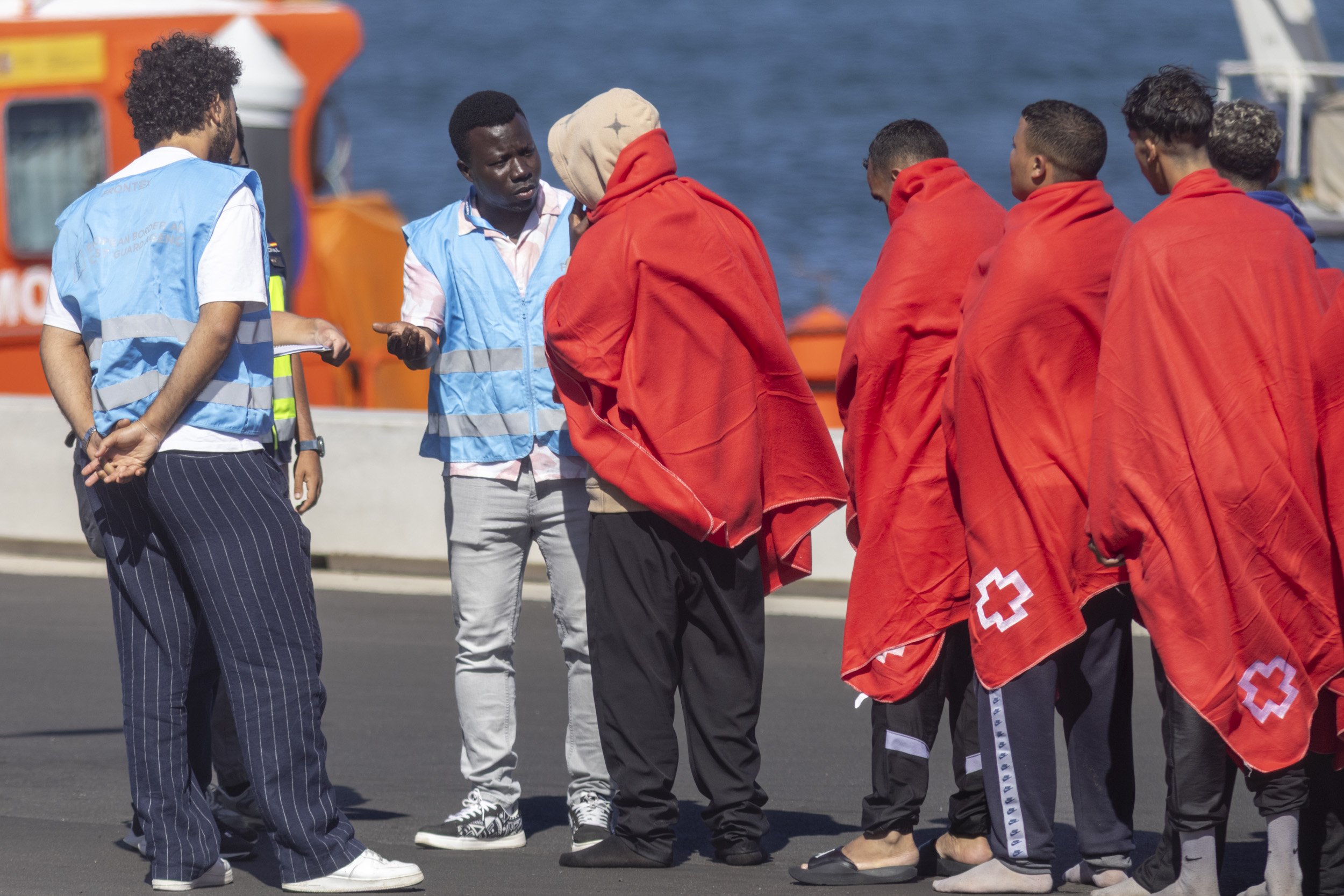 Llegada de migrantes a Arrecife, 14 de junio 2026 (Fostos: Juan Mateos) Llegada de migrantes a Arrecife, 14 de junio 2026 (Fostos: Juan Mateos)
