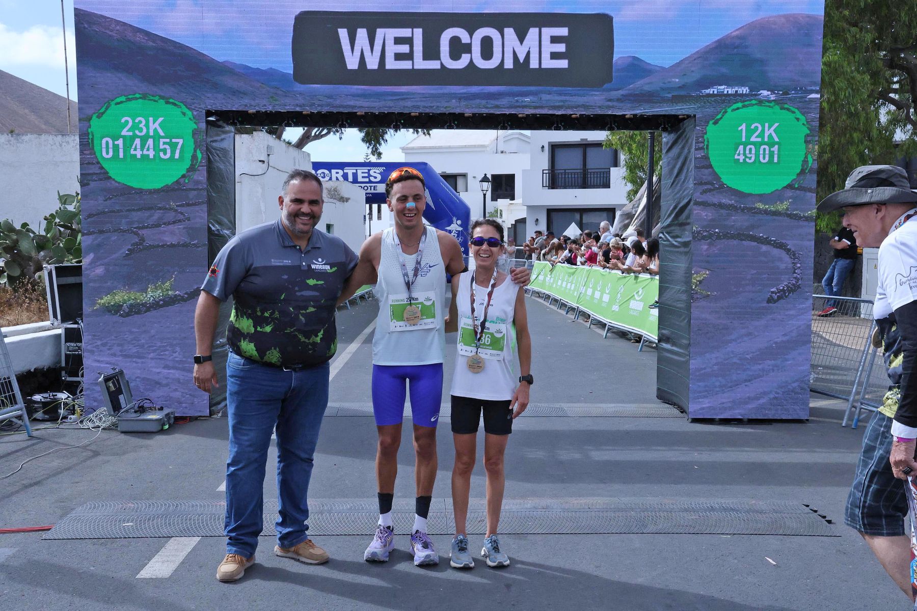 Yerove Rodríguez y Aroa Merino vuelven a imponerse en la Wine Run 2026 Yerove Rodríguez y Aroa Merino vuelven a imponerse en la Wine Run 2026