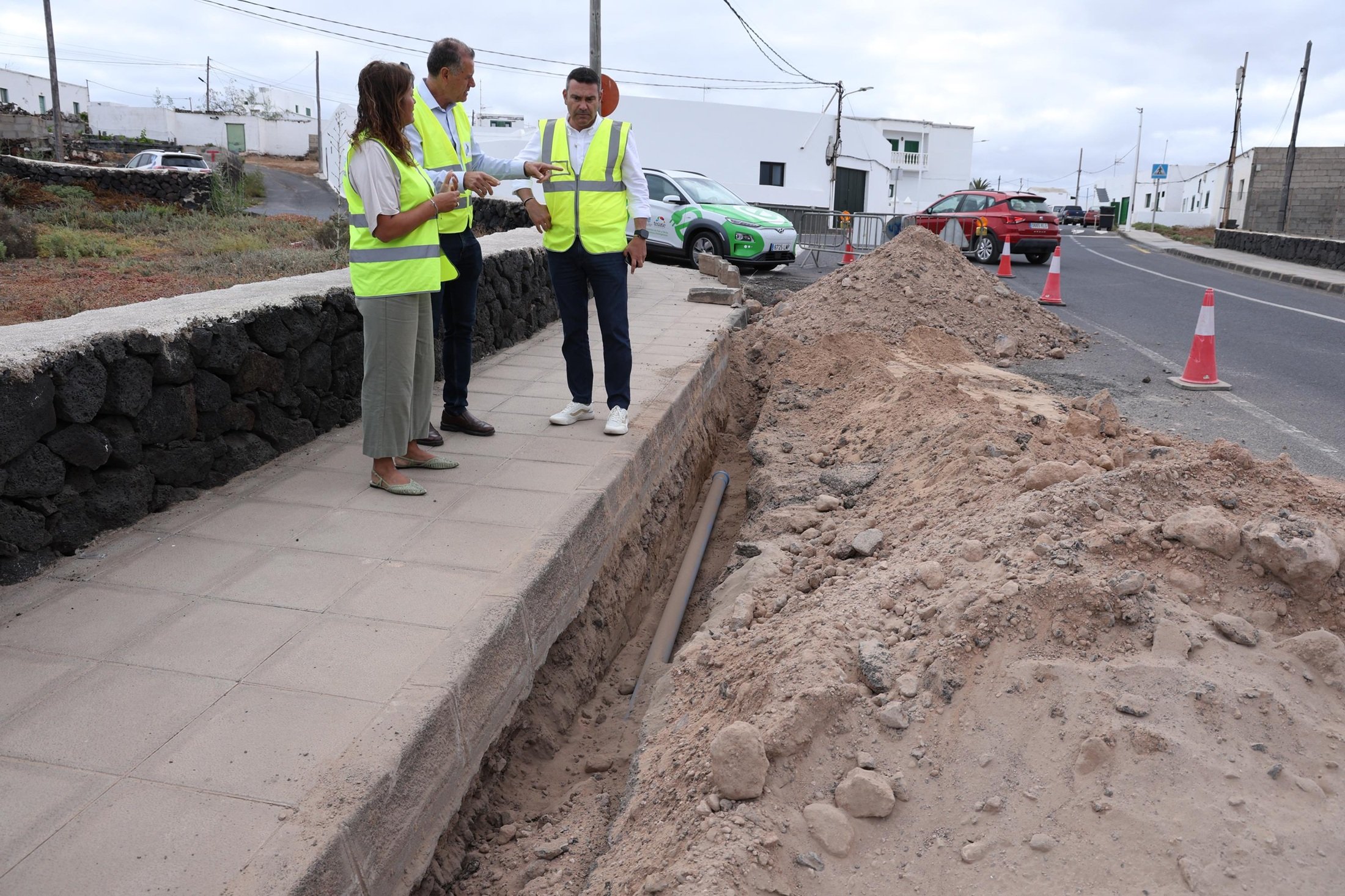 Obras de saneamiento en Soo