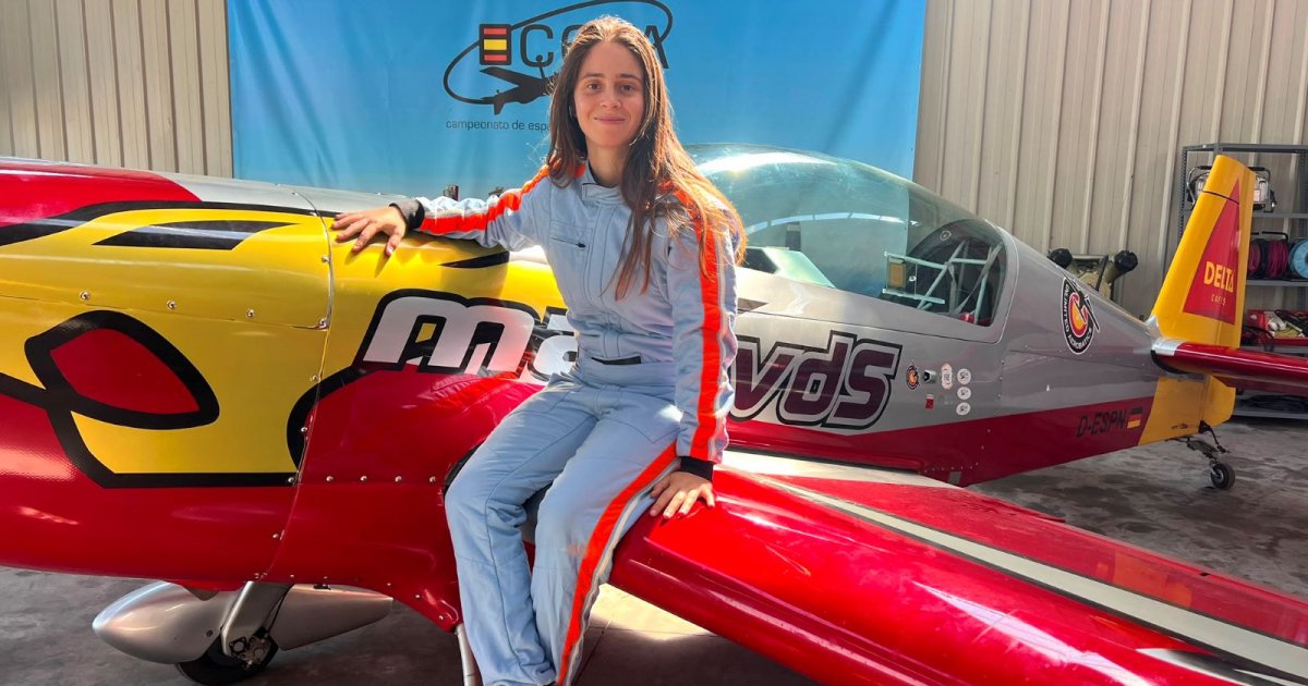 La lanzaroteña Carolina Martín competirá en el Campeonato de España de Vuelo Acrobático 2026