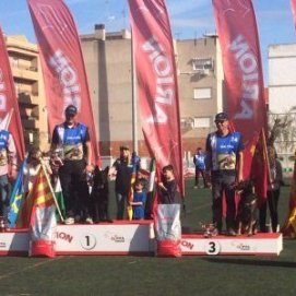 Alejandro Morín, tercer clasificado en el Campeonato Nacional de Rastreo del Pastor Alemán