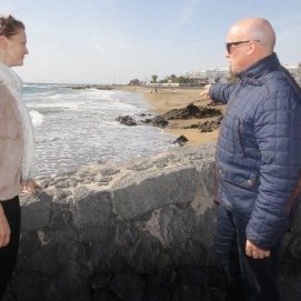 Tías presentará un proyecto a Costas para reponer arena en playas afectadas por el temporal