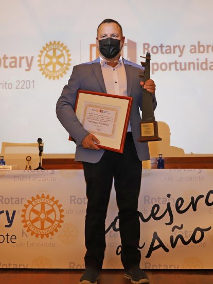 Quino Pérez elegido Conejero del Año por Rotary Club 