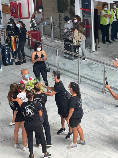 Ray Zapata llega a Lanzarote después de ganar la medalla de Plata en Tokio
