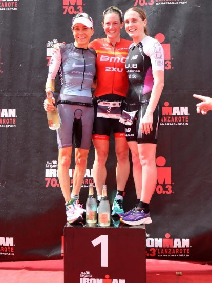 Léo Bergère y Katrina Matthews se llevan el triunfo en el Club La Santa IRONMAN 70.3 Lanzarote 2022