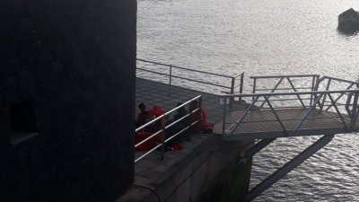 Dispositivo de asistencia a los inmigrantes llegados en patera a Órzola