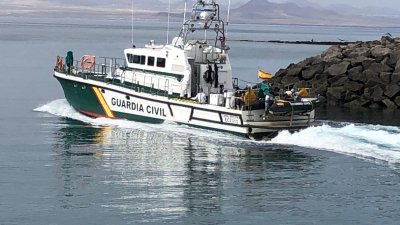LLega una patera a La Graciosa