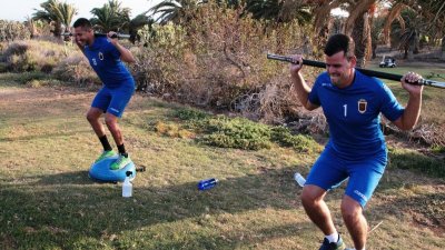 Imágenes del primer entrenamiento de la temporada 20/21