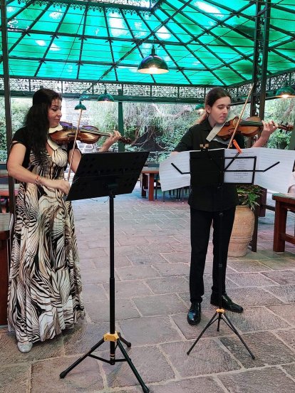 Actuación de música clásica en la ceremonia de Rotary Club Lanzarote