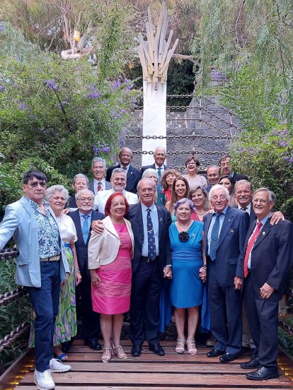 Los integrantes de Rotary Club Lanzarote