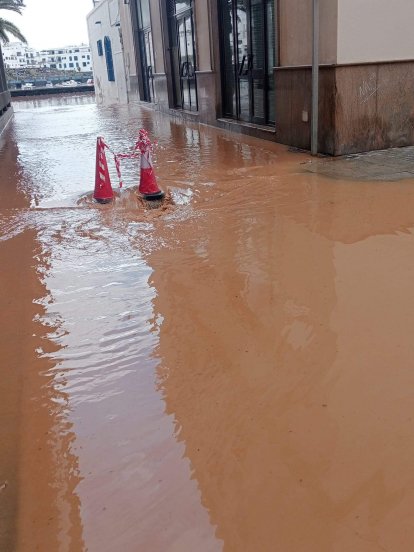 Arrecife sufre la peor parte de las lluvias 