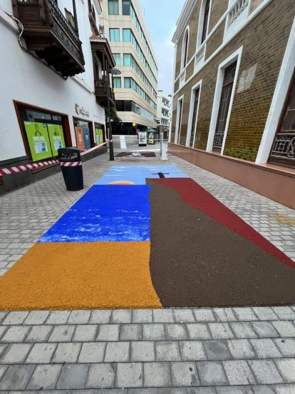 Alfombras del Corpus Christi en Arrecife, 2025