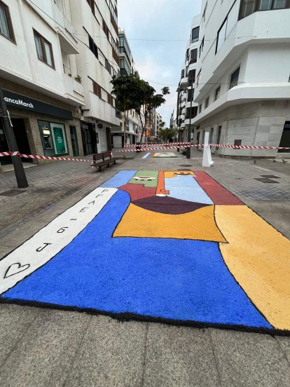 Alfombras del Corpus Christi en Arrecife, 2025