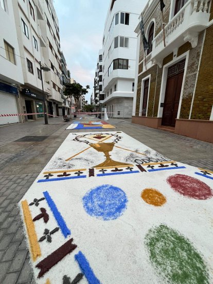 Alfombras del Corpus Christi en Arrecife, 2025