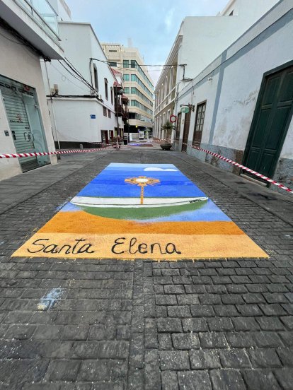 Alfombras del Corpus Christi en Arrecife, 2025