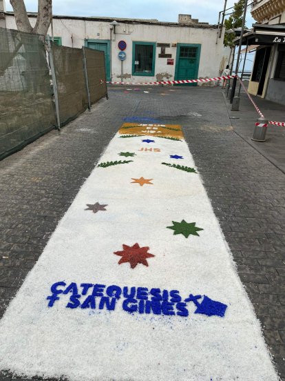 Alfombras del Corpus Christi en Arrecife, 2025