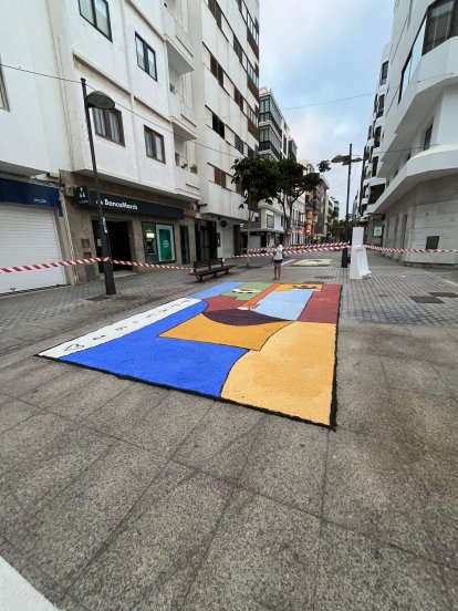 Alfombras del Corpus Christi en Arrecife, 2025