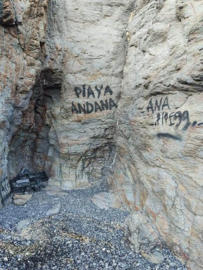 Pintada en el risco