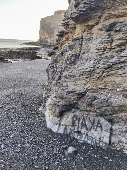 Pintada en la roca