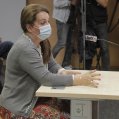 La ex concejal del PNL Isabel Martinón, durante su declaración como acusada en el juicio del caso Montecarlo. Fotos: José Luis Carrasco