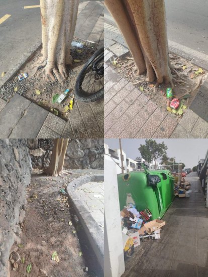 Basura en Puerto del Carmen