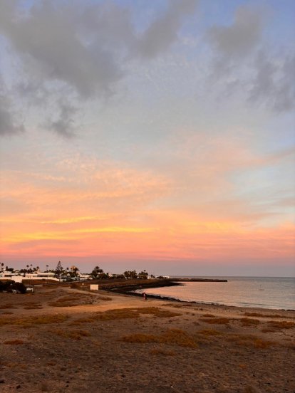 Atardecer en Lanzarote. Foto: La Voz