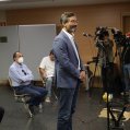 Pedro San Ginés declarando en el juicio por la incautación de la desaladora Fotos: José Luis Carrasco