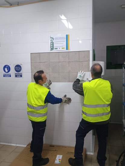 Trabajos en los colegios de Arrecife