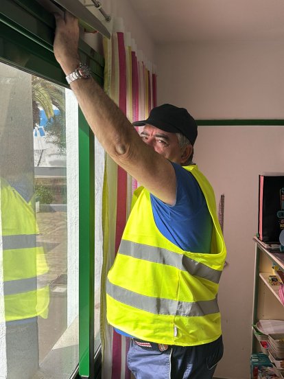 Trabajos en los colegios de Arrecife