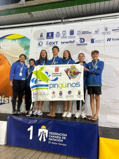 CD Pingüinos en el Campeonato Regional de Invierno de Natación Artística