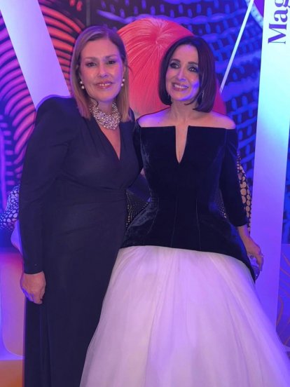 Astrid Pérez en la gala de las 100 Mujeres Líderes de España