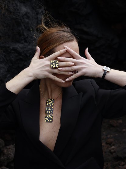 Algunas piezas de la última colección de Silvia de Noia en Lanzarote