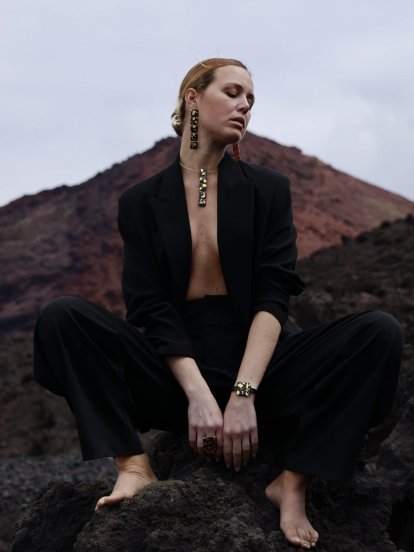 Algunas piezas de la última colección de Silvia de Noia en Lanzarote