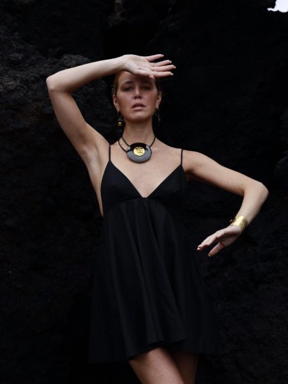 Algunas piezas de la última colección de Silvia de Noia en Lanzarote