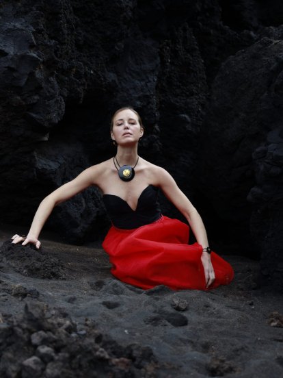 Algunas piezas de la última colección de Silvia de Noia en Lanzarote